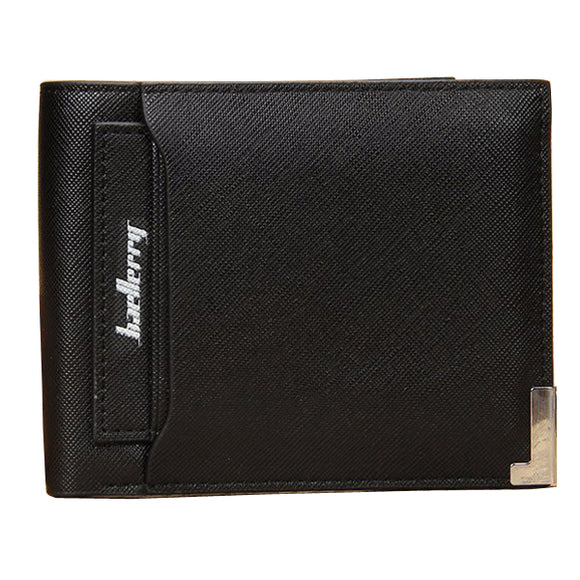 8 Card Slots Detachable Card Holder Horizontal Vertical PU Leather Wallet For Men