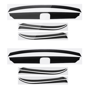 For 2018 Hondas Accord 10th 4 Door Front Grill Grille Trim Sticker Decals