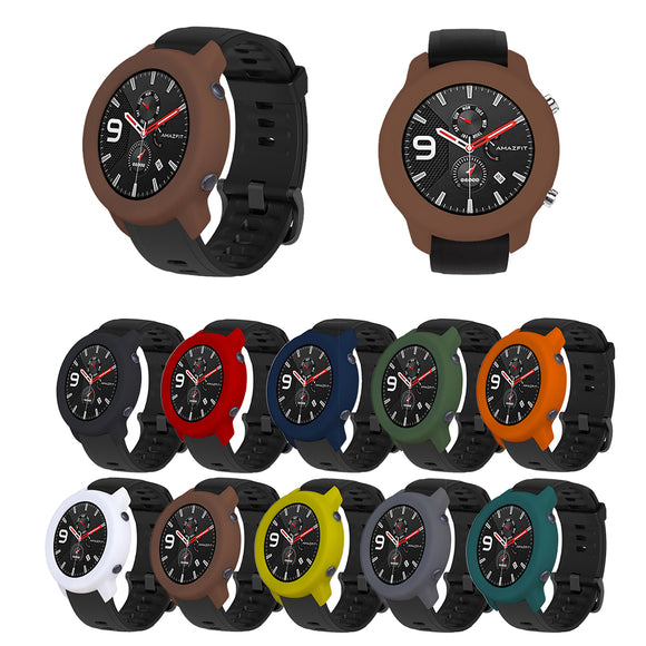 Bakeey Soft Explosion-proof Full Wrapped Silicone Watch Cover for Amazfit GTR 42mm Smart Watch