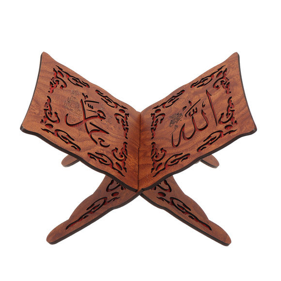 I slamic M uslim Quran Koran Book Holder Wood Stand For Quran Home Decorations