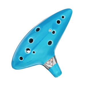 12 Hole Alto C AC Ocarina Ceramic Musical Wind Instruments for Beginner