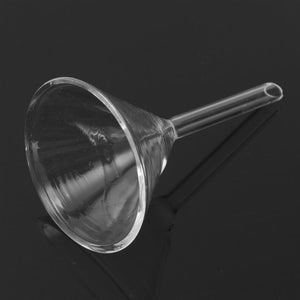 60mm Triangle Funnel  Glass Powder Funnel Lab Instrument