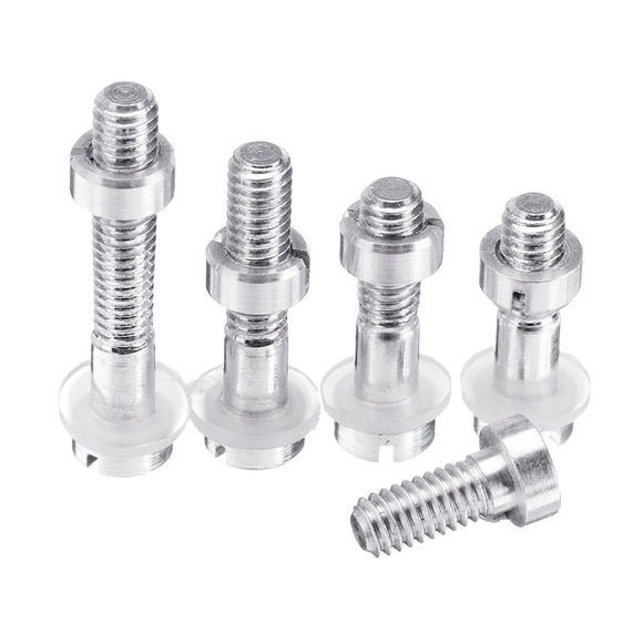 Aluminum Screw For Turntable Headshell Cartridge Mounting Pure Silver Part