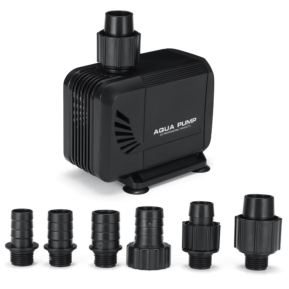 15W/35W/45W 1500L/2500L/3500L Mute Submersible Fish Water Pump Pond Aquarium Tank Bottom Suction