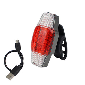 BIKIGHT Intelligent Turn Signal Brake Bicycle Light USB Rechargeable Taillight COB LED