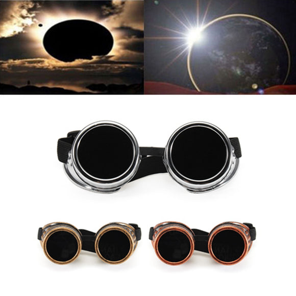 Color Solar Eclipse Glasses Goggles Electric Welding Glasses Windproof Riding Glasses