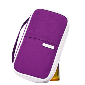 Travel Zipper Passport Bags Credit Card Holder Long Wallet Women Clutches Bags Storage Bags