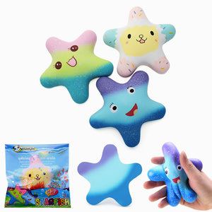 Vlampo Squishy Starfish 14cm Sweet Licensed Slow Rising Original Packaging Collection Gift Decor Toy