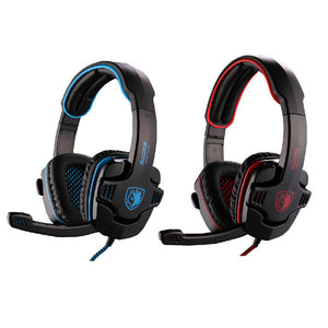 Sades SA-901 USB Wired 7.1 Surround Sound Game Headphone Headset with Microphone