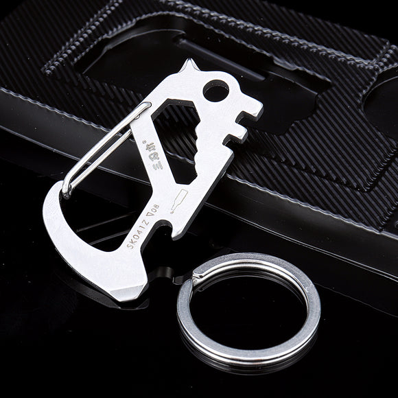 SANRENMU Multifunctional Keychain Tools Creative Car Waist Hanging for Men Women