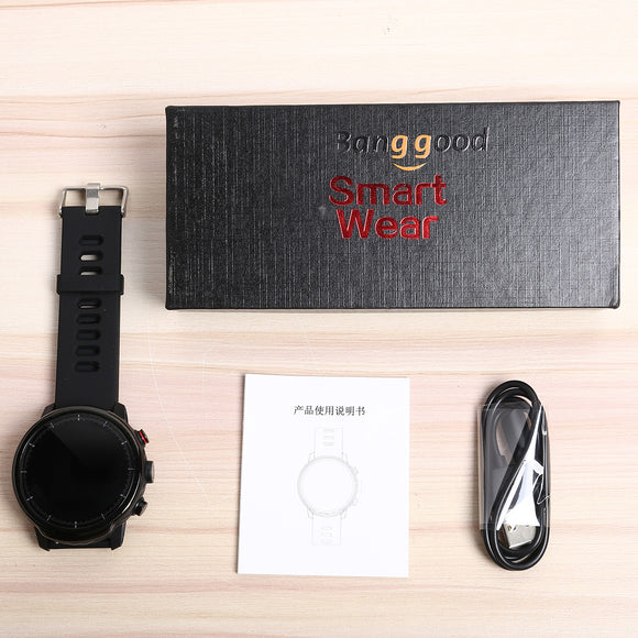 Bang good Microwear L5 Carbon Fibre Texture LED Light Edge to Edge Screen Heart Rate Monitor IP68 Large Battery  Smart watch