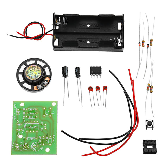 DIY NE555 Ding Dong Doorbell Kit Electronic Doorbell Module Kit