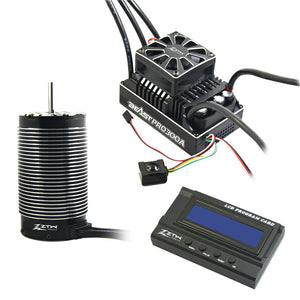 ZTW 3PCS 1/5 Beast Pro 300A Full Waterproof ESC + BP70210 620KV 4 Poles Motor + LCD Program Card