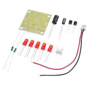 20Pcs Voice Control Melody DIY LED Flash Kit Production Suite Small Learning Electronic Kits