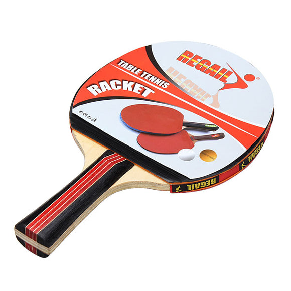 Long Handle And Short Handle Table Tennis Racket High Quality Raw Rubber Racket