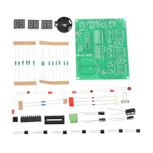 DIY 6 Digital LED Electronic DIY Clock Kit Electronic Component Parts 9V-12V AT89C2051