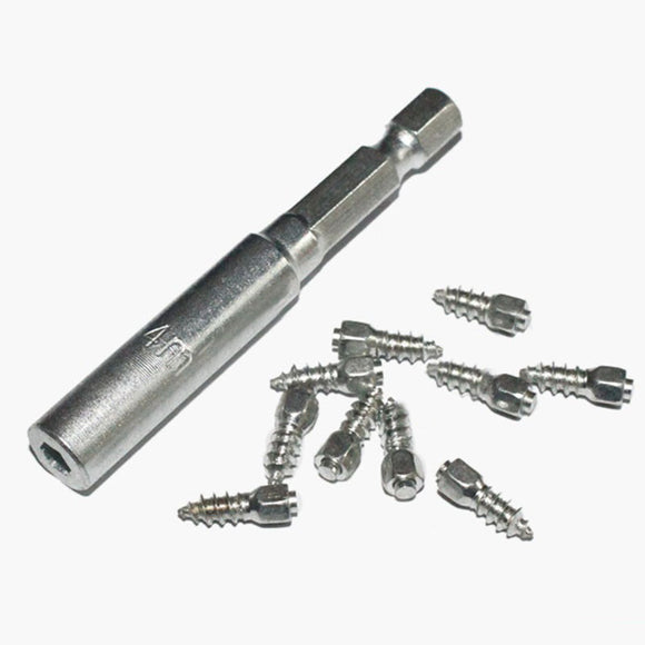 10pcs 4mm Carbide Non-slip Car Screw with Socket Set