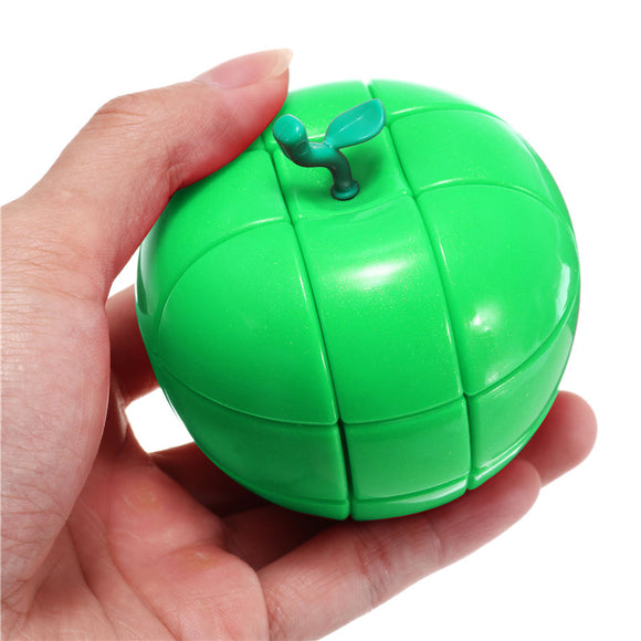 Christmas Third Order Red Green Apple Style Strange-shape Puzzles Magic Finger Cubes For Kids Gift