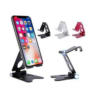 Bakeey Aluminum Alloy Anti-Slip Adjustable Desktop Phone Holder Stand for Mobile Phone iPad