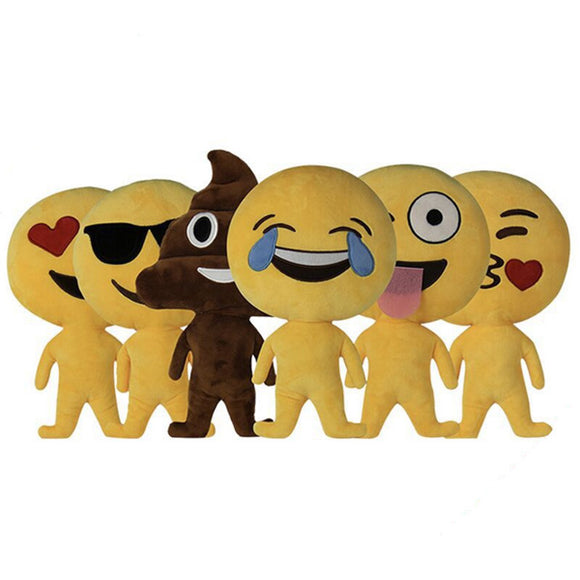 Creative Funny Emoji Expression Pillow Throw Plush Sofa Bed Car Cushion Birthday Gift Trick Toys