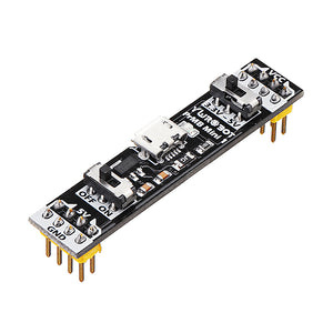 3pcs YwRobot Breadboard Power Supply Module Circuit Test 3.3V 5V Switchable For Arduino