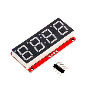 3pcs 4 Digit 7-Segment 0.56' LED Display Tube Decimal 7 Segments HT16K33 I2C Clock Double Dots Module