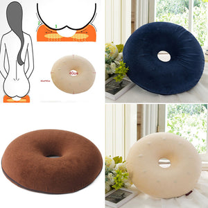 40cm Ring Donut  Memory Foam Washable Cushion Piles Coccyx Pain Relief Pillow