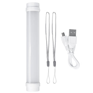 Outdoor Camping Tent LED Lamp Emergency Tube Bar Flashlight USB Charger 1800mAh Power Bank