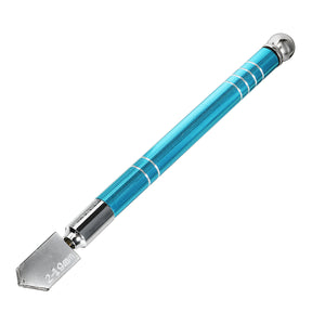 Portable Glass Cutter Anti Slip Handle Diamond Minerals Tipped Glass Cutter for 2-19mm Glass