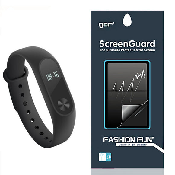 GOR Anti Scratch Clear Screen Protector Film Shield For Xiaomi Miband 2 Wristband