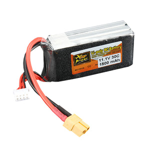 ZOP Power 11.1V 1500mAh 3S 30C Lipo Battery XT60 Plug