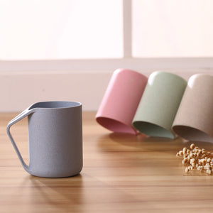 Simple Environmental Protection Wheat Fiber Wash Cup Drink Cup  Tumblers for Water Coffee, Tea Milk