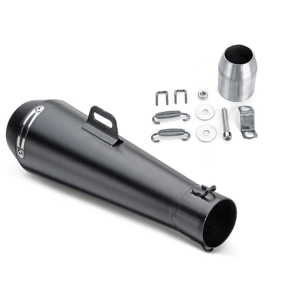 38-51mm 340mm Motorcycle Exhaust Muffler Pipe Tip Universal Aluminium Alloy