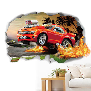 Miico 3D Creative PVC Wall Stickers Home Decor Mural Art Removable Car Decor Sticker