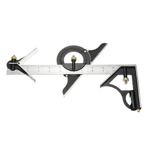 300mm Combination Square Angle Ruler Adjustable Stainless Steel Angle Ruler