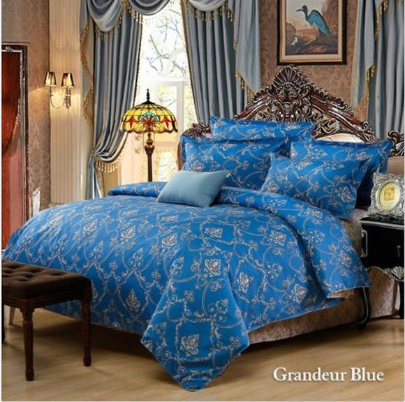 3 Or 4pcs Vintage Europe Polyester Fibre Bedding Suit Retro Pattern Printed Bedding Sets