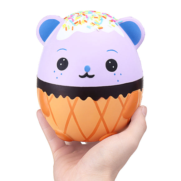 New Squishy Purple Panda Egg 15CM Kawaii Animal Slow Rising Rebound Jumbo Cute Toys Gift Decor Collection