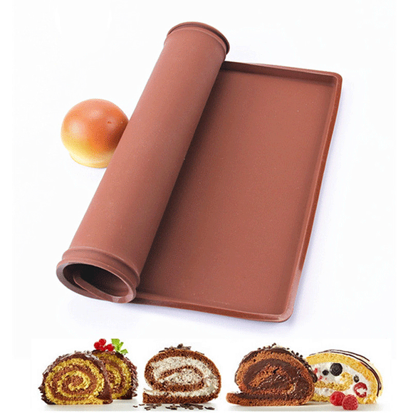 Honana CF-BW98 Non-stick Silicone Oven Baking Mat Swiss Roll Baking Sheet Rolling Dough Pad