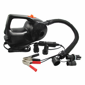 12V 100W Car Electric Inflator Air Pump for Inflatable Kayak Boat Swimming Pool 4KPA-5KPA