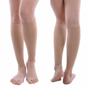 Compression Stocking Socks for Varicose Veins Relief Fatigue Below Knee Leg Therapy 30-40 Mmhg