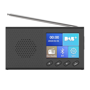 2.4 inch Color LCD DAB Radio Rechargeable Pocket Digital FM DAB MP3 Player Digital Tuner Broadcast