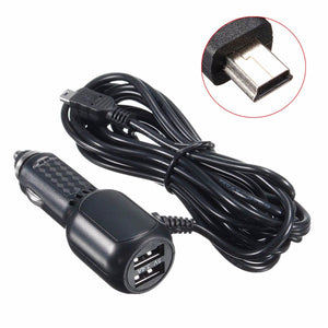 3.4A/5V Car Power Charger Mini USB 3.5m Cable for GARMIN GPS Nuvi Nav Tablet PC