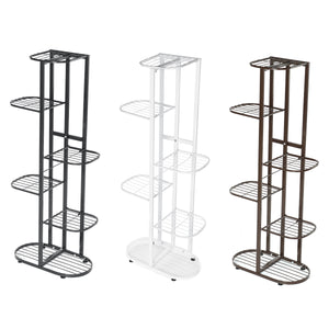 7 Tire Metal Plant Stand Display Shelf Home Garden Ornaments Indoor Outdoor