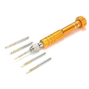 6Pcs Alloy Steel Gold Repair Screwdriver Set Tools for Watch Glasses