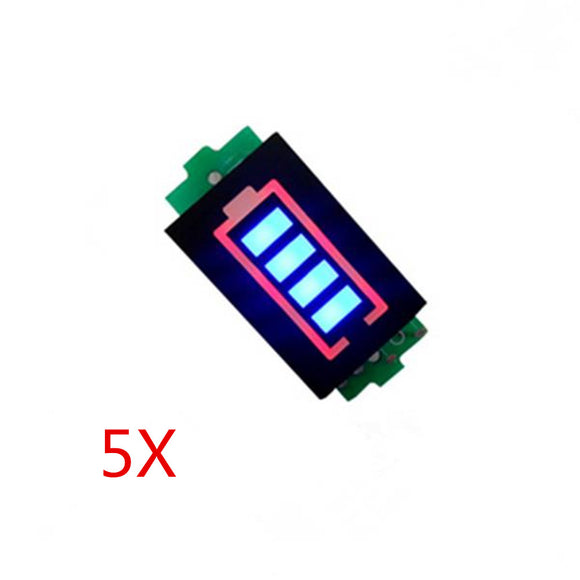 5pcs 4S 14.8V Li-po Battery Indicator Display Board Power Storage Monitor