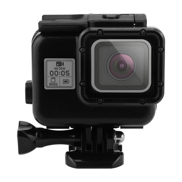 Black King Kong 60M Waterproof Shell Case Touch Screen Backdoor for GoPro Hero 7 6 5 Black