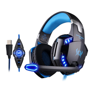 KOTION EACH G2200 USB 7.1 Surround Sound Vibration Gaming Headphone Headset with Mic LED Light