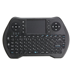 MT-10 2.4G Wireless Russian Rechargeable Mini Keyboard Touchpad Air Mouse Airmouse