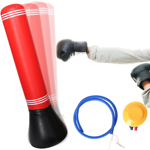 Inflatable Punch Tumbler Fitness Children Beginner Boxing Training Air Bag