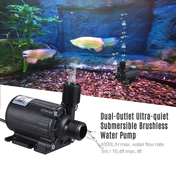 Bluefish Fish Tank Aquarium Water Pump Brushless Waterproof Submersible Amphibious Cycle Pump